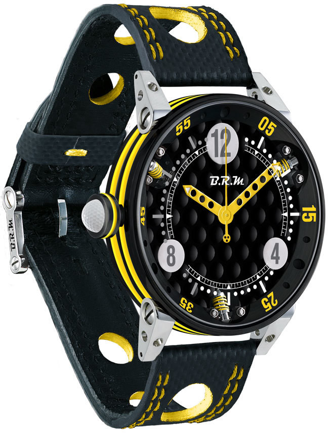 BRM 6-44 Golf Black Dial Yellow GF6-44-SA-N-AJ watches replica